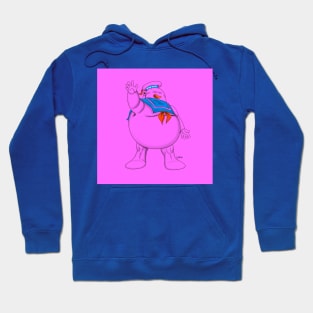 majin buu in marshmallow man cosplay Hoodie